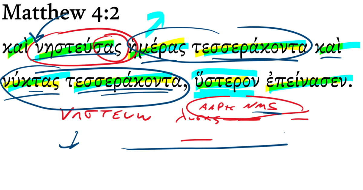 greek matthew 4